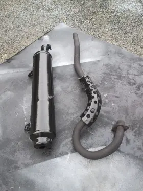 180011555 Kawasaki 1986 Klt110 Full Exhaust System