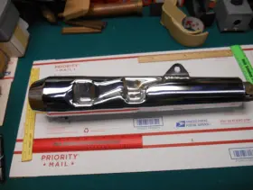 18002-1030 Kawasaki Original Oe Used Kz1300 Exhaust Muffler Left S-1980-5 Khi Kzt309a 1300 Dmg36050s #3