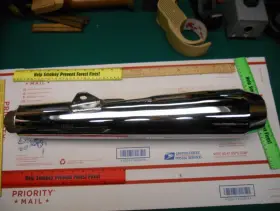 18002-1030 Kawasaki Original Oe Used Kz1300 Exhaust Muffler Left S-1980-5 Khi Kzt309a 1300 Dmg36050s