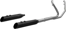Khrome Werks 200100-sr 2-into-2 Icon-sr Exhaust System - Chrome Without End Caps M8