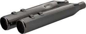 201940 Khrome Werks 4.5 Inch Hp Plus Eclipse Race Slip On Mufflers For 17-25 Harley Touring