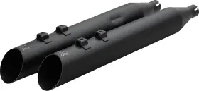 40fsl-1021-blk Khrome Werks 4 Inch Hp-plus Slash Up Slip On Mufflers Fits 1995-2016 Harley Touring