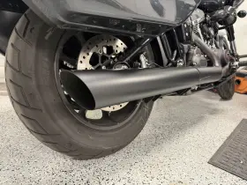 40fsl-4031-blk Khrome Werks 2025 And Later Softail 4.0 Hp Plus 2 1 Slip On Muffler