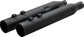40fst-1011-blk Khrome Werks 4 Inch Hp Plus Black Slip On Mufflers For 2017-2025 Harley Touring M8