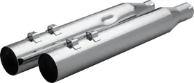 40fst-1011-chr Khrome Werks 4 Inch Hp Plus Chrome Slip On Mufflers For 2017-2025 Harley Touring M8