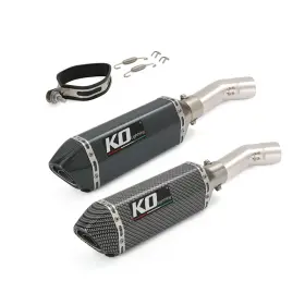 Ko Lightning Hpmppi011-d Ko001 For Kawasaki Ninja Zx6r Zx636 2009-2023 Motorcycle Exhaust Mufflers Middle Pipe