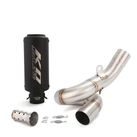 Hpmppi011-f Ko Lightning Ko067-g Slip For Kawasaki Ninja Zx6r Zx636 2009-2023 Exhaust Mid Pipe Mufflers Db Killer