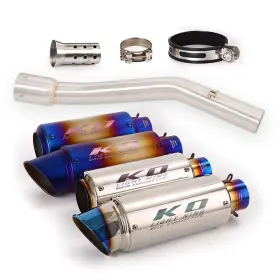 Ko Lightning Hpmppi013-y Ko077 Slip-on For Yamaha Yzf R1 1998-2003 Exhaust Connect Mid Pipe Mufflers Db Killer