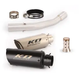 Ko Lightning Hpmppi013-y Ko106 For Yamaha Yzf R1 1998-2003 Motorcycle Exhaust Middle Pipe Black Mufflers System