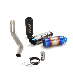 Hpmppi020-b Ko Lightning Ko077 For Kawasaki Ninja Zx10r 2008-2020 Exhaust System Middle Pipe Mufflers Db Killer