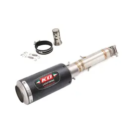 Hpmppi023-a Ko Lightning Ko077 Cb300f 2015-2018 For Honda Cbr300r 2013-2019 Exhaust Middle Pipe Carbon Mufflers