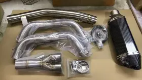 Hpmppi025-b Ko Lightning Ko001 For Honda Cbr500r Cb500f Cb500x 2013-2024 Full Exhaust System Front Pipe Muffler