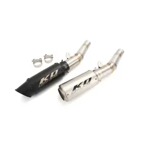 Hpmppi029-e Ko Lightning Ko077 Slip For Yamaha Yzf R6 2006-2025 Exhaust Connect Middle Pipe Mufflers Steel Tube