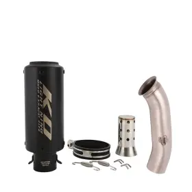 Hpmppi039-j Ko Lightning Ko077 Slip Exhaust Middle Pipe Mufflers Modified For Duke 125 250 390 Rc390 2017-2020