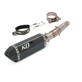 Ko Lightning Hpmppi04-a Ko001 For Honda Nc700 Nc750x Motorcycle Exhaust Slip On Muffler Tips Middle Link Pipe