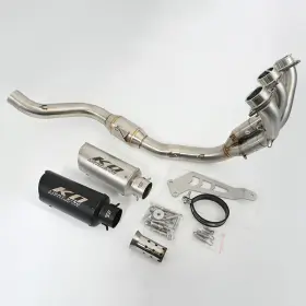 Ko Lightning Hpmppi044-u Ko106 For Yamaha Mt09 Fz09 2020-2023 Full Exhaust System Header Link Pipe Slip Muffler