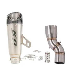 Hpmppi047-q Ko Lightning Ko064 Slip For Honda Cbr1000rr 2017-2025 Exhaust Connect Middle Pipe Muffler Silencers