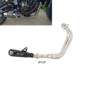 Hpmppi058-j Ko Lightning Ko064-f Yzf R7 For Yamaha Mt07 Fz07 Tracer 7 Exhaust Front Header Pipe Mufflers System