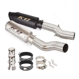 Hpmppi064-d Ko Lightning Ko077 For Suzuki Hayabusa Gsx1300r 2021-2025 Exhaust Middle Pipe Black Mufflers System