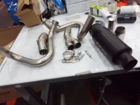 Ko Lightning Hpmppi065-a Ko067-k For Kawasaki Ninja 650 Z650 2017-2023 Exhaust Muffler System Front Pipe Silencer