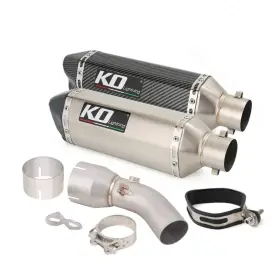 Hpmppi065-k Ko Lightning Ko001 For Kawasaki Ninja 650 Z650 2023-2025 Motorcycle Exhaust Mid Link Pipe Mufflers