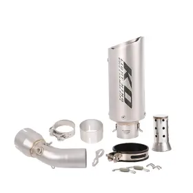 Hpmppi065-k Ko Lightning Ko106-a For Kawasaki Ninja 650 Z650 2023-2025 Exhaust System Middle Pipe Sliver Mufflers