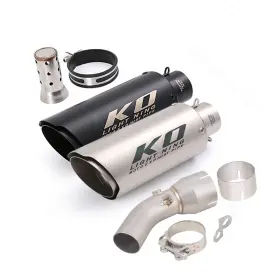 Hpmppi065-k Ko Lightning Ko106 For Kawasaki Ninja 650 Z650 2023-2025 Exhaust Mid Link Pipe 51mm Mufflers System