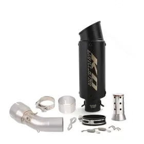 Hpmppi111 Ko Lightning Ko111 For Kawasaki Ninja 650 Z650 2023-2025 Exhaust Mid Pipe Black Mufflers Db Killer