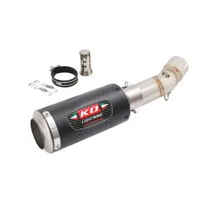 Hpmppi198-d Ko Lightning Wu077 For Kawasaki Ninja Zx10r 2011-2025 Exhaust System Mid Pipe Mufflers Carbon Fiber