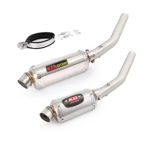 Hpmppi205-b Ko Lightning Ko003 For Yamaha Tenere 700 Rally Edition 2020-2025 Exhaust Middle Pipe Mufflers Steel