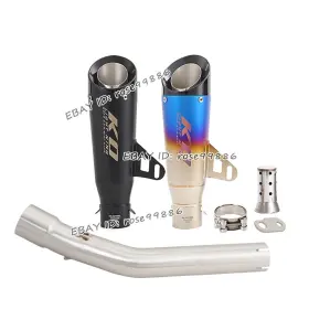 Hpmppi205-b Ko Lightning Ko064 Slip For Yamaha Tenere 700 2019-2025 Exhaust Mid Link Pipe Black Mufflers System