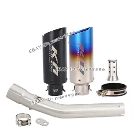 Hpmppi205-b Ko Lightning Ko106 For Yamaha Tenere 700 2019-2025 Rally Edition Exhaust Mufflers Mid Link Pipe