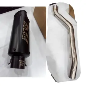 Hpmppi231-a Ko Lightning Ko067-k For Suzuki Drz400 2000-2024 Exhaust System Middle Pipe Black Mufflers Db Killer