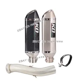 Hpmppi241-b Ko Lightning Ko001 For Cf-moto Nk800 800nk 2023-2025 Motorcycle Exhaust Slip Mufflers Mid Link Pipe