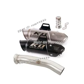 Hpmppi241-b Ko Lightning Ko132 For Cf-moto Nk800 800nk 2023-2025 Exhaust Black Mufflers Middle Pipe Link System
