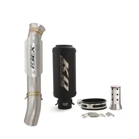 Hpmppi276-a Ko Lightning Ko067-g Slip-on For Cf-moto Ibex 800 2022-2025 Exhaust Middle Pipe Black Mufflers System