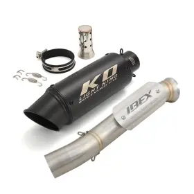 Hpmppi276-a Ko Lightning Ko067-k For Cf-moto Ibex 800 2022-2025 Exhaust Tips Middle Pipe Black Mufflers Db Killer