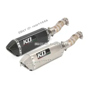 Hpmppi287-a Ko Lightning Ko001 For Cf-moto 450mt 2024-2025 Exhaust Connect Mid Link Pipe Black Mufflers System