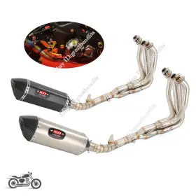 Kobmoemp Pi003-j For Kawasaki Z1000 2010-2025 Z1000sx 2010-2019 Exhaust System Front Muffler Pipe