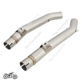 Kobmoemp Pi135 For Suzuki V-strom 1000 Dl1000 2002-2013 Slip On Exhaust System Mid Link Pipe