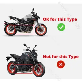 4hqaeq1s1 Kolightning For Yamaha Mt-09 2014-2020 Fz09 Xsr900 Exhaust Escape Front Pipe Carbon Muffle #2