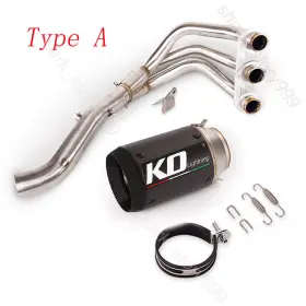 4hqaeq1s1 Kolightning For Yamaha Mt-09 2014-2020 Fz09 Xsr900 Exhaust Escape Front Pipe Carbon Muffle #3