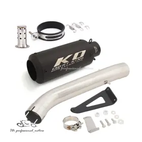 C235a89s1 Kolightning For Aprilia Tuono V4 1100 Rr Abs 2017-2020 Black Exhaust Tips Slip On Muffler