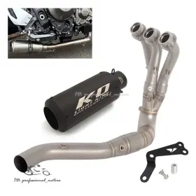 C44z89s1 Kolightning For Yamaha Mt-09 Xsr900 2025 2024 Exhaust Header Pipe Black Muffler Whole System