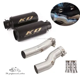 C64d89s1 Kolightning Slip On Exhaust Black Muffler For Suzuki Hayabusa Gsx1300r 2025 2024 2023 2022