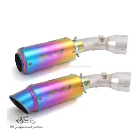 C65k89s1 Kolightning Ninja 650 2025 2024 For Kawasaki Z650 Modified Exhaust Mid Pipe Muffler Tips