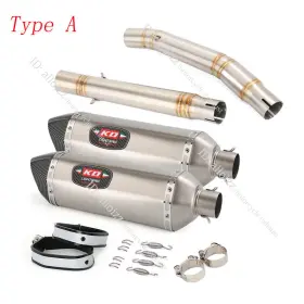 Dlwjeh2587 Kolightning For Suzuki Hayabusa Gsx1300r 2008-2017 Exhaust Set Mid Pipe Muffler System L&r #2