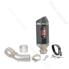 Dswer1224 Kolightning For Kawasaki Ninja 650 Z650 2023 2024 2025 Exhaust System Mid Pipe Muffler Tips