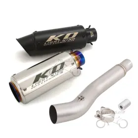 E13189y2 Kolightning For Honda Cbr250r 2011-2016 Modified Exhaust Tips Replace Stock Muffler Slip On