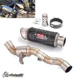 Kolightning Ekwg43856 Slip For Cf-moto 700cl-x Clx-700 2020-2025 Exhaust System Mid Link Pipe Mufflers